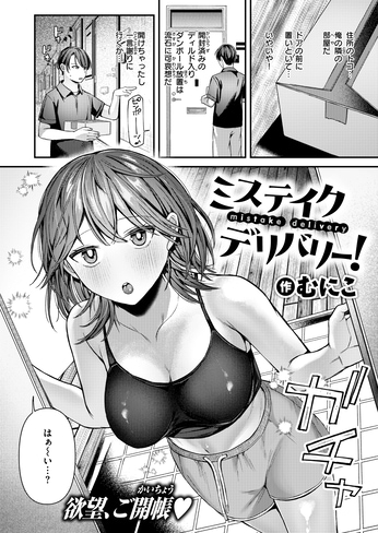 『ミステイクデリバリー！』（むにこ）ネタバレ感想｜宅配便の誤配送から始まるエロコメディ