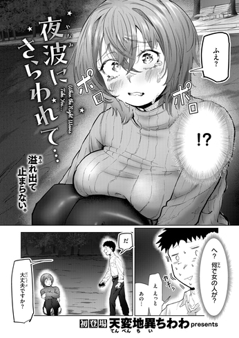 『夜波にさらわれて...』（天変地異ちわわ）